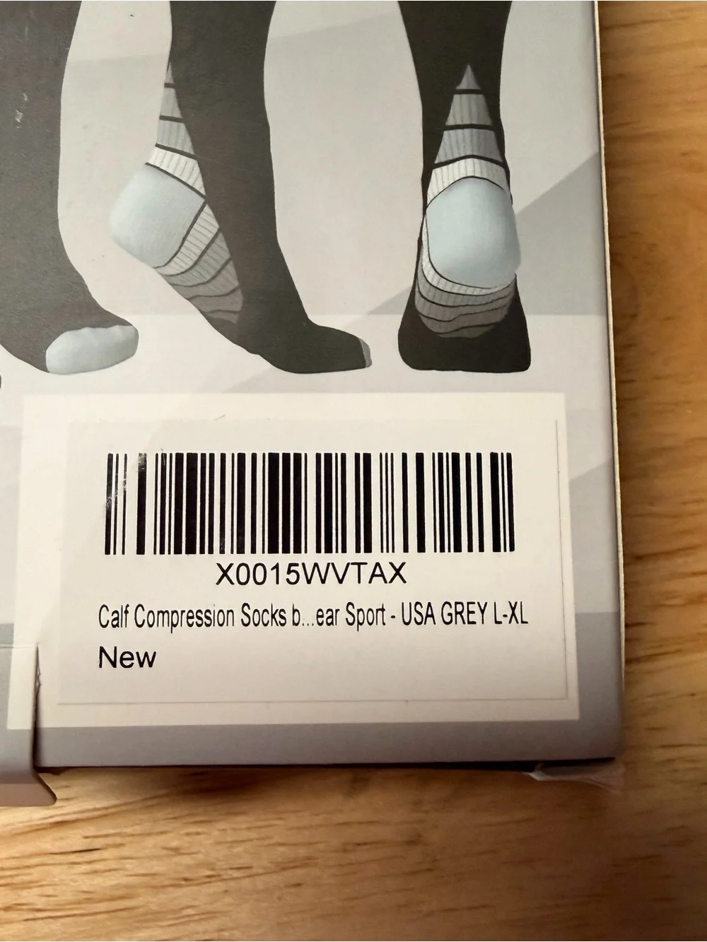 Stamina Black Graduated Compression Athletic Socks Size L/XL #405
